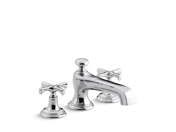 Kallista - Bellis Deck-Mount Bath Faucet, Cross Handles
