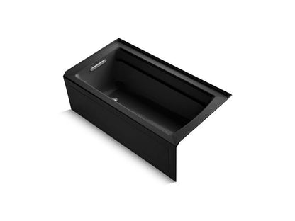Kohler - Archer 60 X 32 Inch Alcove Heated Bubblemassage Air Bath With Bask Heated Surface And Integral Apron