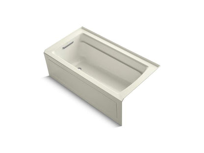 Kohler - Archer 60 X 32 Inch Alcove Heated Bubblemassage Air Bath With Bask Heated Surface And Integral Apron