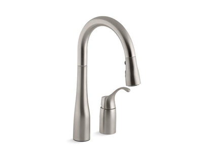 Kohler - Simplice Pull-Down Bar Sink Faucet With Three-Function Sprayhead