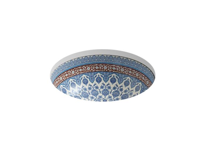 Kohler - Marrakesh Camber 16-1/4 Inch Round Undermount Bathroom Sink, No Overflow - Biscuit