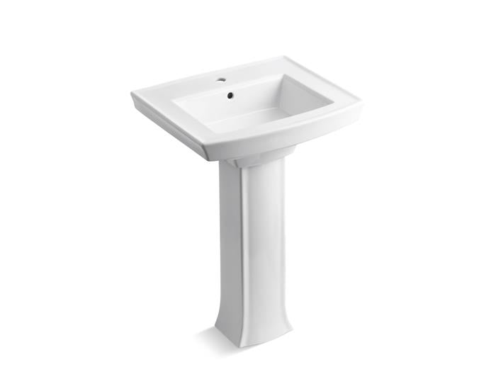 Kohler - Archer Pedestal Lavatory, 1-Hole