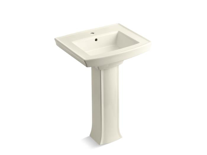 Kohler - Archer Pedestal Lavatory, 1-Hole