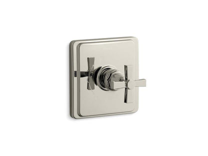 Kohler - Pinstripe Rite-Temp Valve Trim With Cross Handle