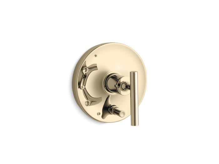 Kohler - Purist Rite-Temp Valve Trim With Push-Button Diverter And Lever Handle