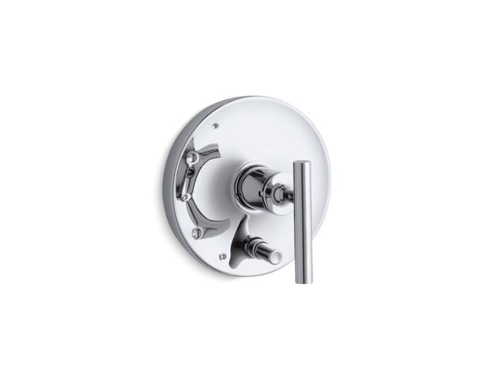Kohler - Purist Rite-Temp Valve Trim With Push-Button Diverter And Lever Handle