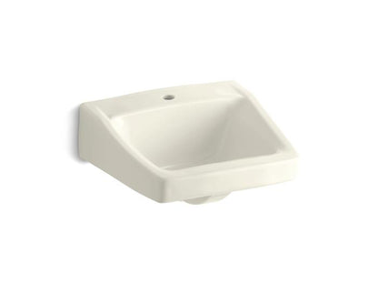Kohler - Chesapeake 19-1/4 X 17-1/4 Inch Wall-Mount/Concealed Arm Carrier Bathroom Sink With Single Faucet Hole