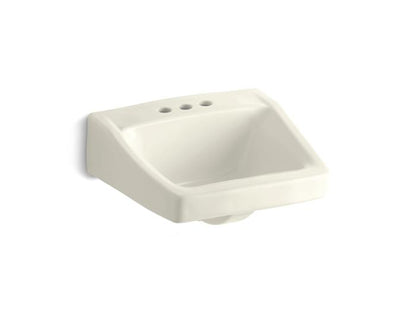 Kohler - Chesapeake 19-1/4 X 17-1/4 Inch Wall-Mount/Concealed Arm Carrier Arm Bathroom Sink With 4" Centerset Faucet Holes