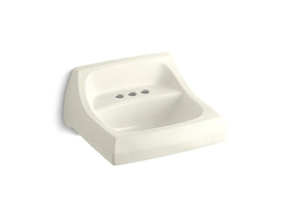 Kohler - Kingston 21-1/4 X 18-1/8 Inch Wall-Mount/Concealed Arm Carrier Bathroom Sink With 4Cc Holes