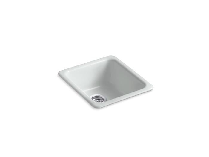 Kohler - Iron/Tones 17 Inch Top/Undermount Single Bowl Kitchen Sink