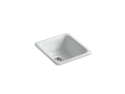 Kohler - Iron/Tones 17 Inch Top/Undermount Single Bowl Kitchen Sink
