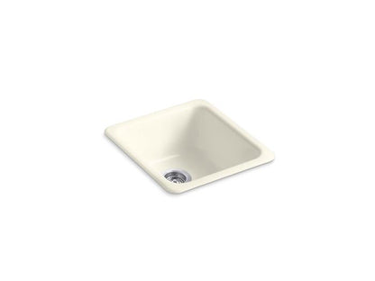 Kohler - Iron/Tones 17 Inch Top/Undermount Single Bowl Kitchen Sink