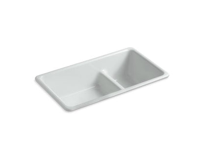Kohler - Iron/Tones Smart Divide 33 Inch Top/Undermount Double-Bowl Kitchen Sink