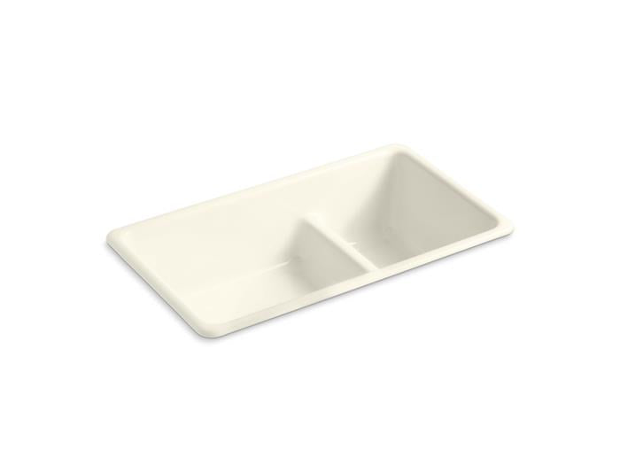 Kohler - Iron/Tones Smart Divide 33 Inch Top/Undermount Double-Bowl Kitchen Sink
