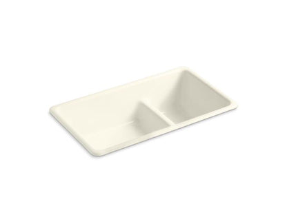 Kohler - Iron/Tones Smart Divide 33 Inch Top/Undermount Double-Bowl Kitchen Sink