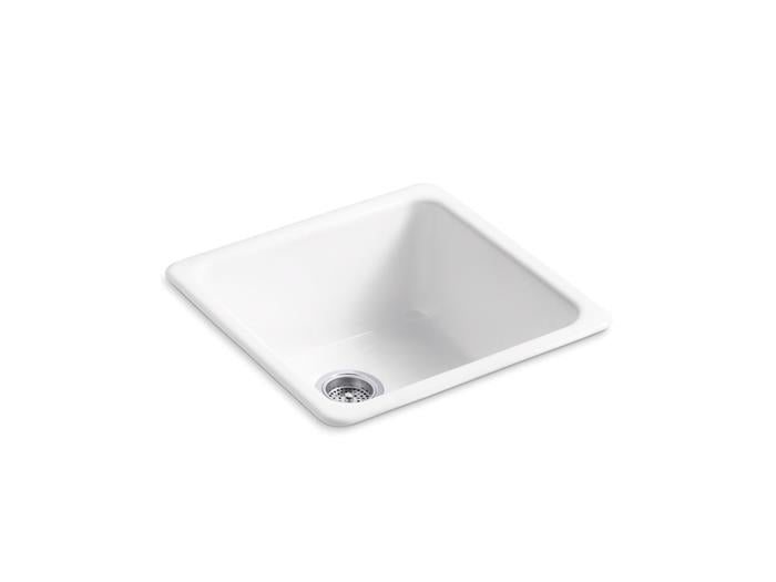 Kohler - Iron/Tones 20-3/4 Inch Rect Top/Undermount Single Bowl Kitchen Sink