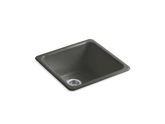 Kohler - Iron/Tones 20-3/4 Inch Rect Top/Undermount Single Bowl Kitchen Sink