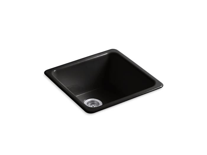 Kohler - Iron/Tones 20-3/4 Inch Rect Top/Undermount Single Bowl Kitchen Sink
