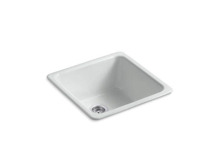 Kohler - Iron/Tones 20-3/4 Inch Rect Top/Undermount Single Bowl Kitchen Sink