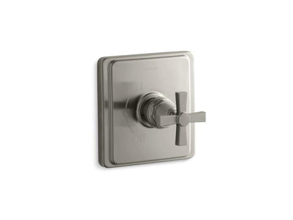 Kohler - Pinstripe Rite-Temp Valve Trim With Cross Handle