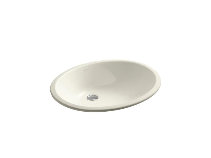 Kohler - Caxton 19X15 Inch Oval Undermount Bathroom Sink With Clamp