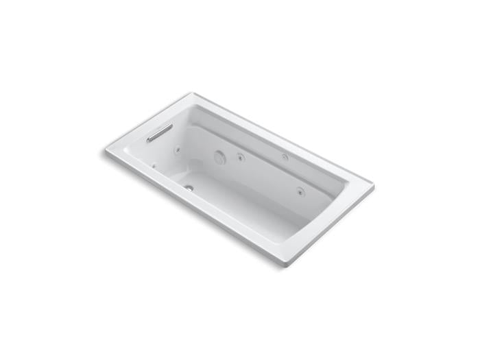 Kohler - Archer 60 X 32 Inch Drop-In Whirlpool Bath With And Bask Heated Surface