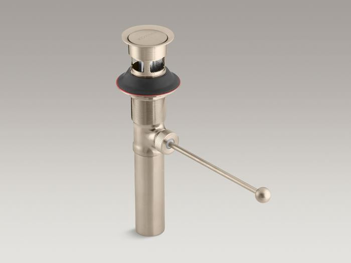 Kohler - Pop-Up Lavatory Drain With Overflow, Exposed