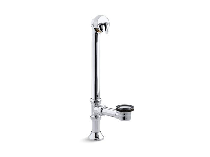 Kohler - Clearflo Decorative 1-1/2 Inch Adjustable Pop-Up Bath Drain For 5' Whirlpool With Tailpiece