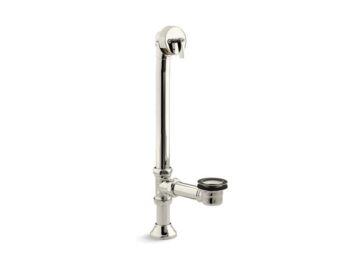 Kohler - Clearflo Decorative 1-1/2 Inch Adjustable Pop-Up Bath Drain For 5' Whirlpool With Tailpiece