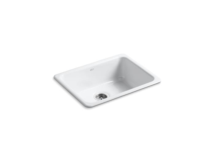 Kohler - Iron/Tones 24-1/4 Inch Rect Top/Undermount Single Bowl Kitchen Sink