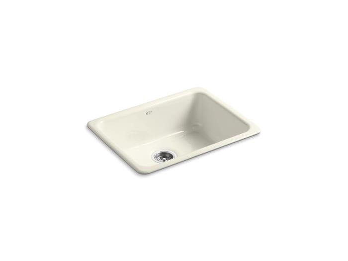 Kohler - Iron/Tones 24-1/4 Inch Rect Top/Undermount Single Bowl Kitchen Sink