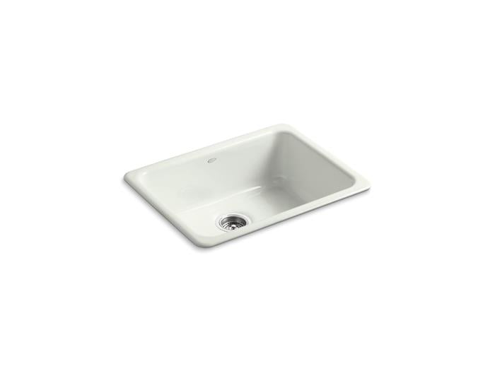 Kohler - Iron/Tones 24-1/4 Inch Rect Top/Undermount Single Bowl Kitchen Sink