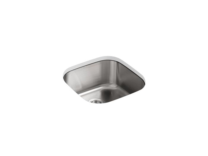 Kohler - Undertone 19-3/4 Inch Undermount Single-Bowl Kitchen Sink With Clip