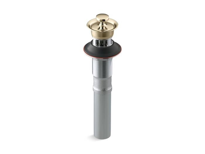Kohler - Lavatory Drain, Non-Remvble Stpr With Overflow