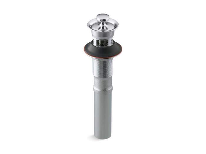 Kohler - Lavatory Drain, Non-Remvble Stpr With Overflow