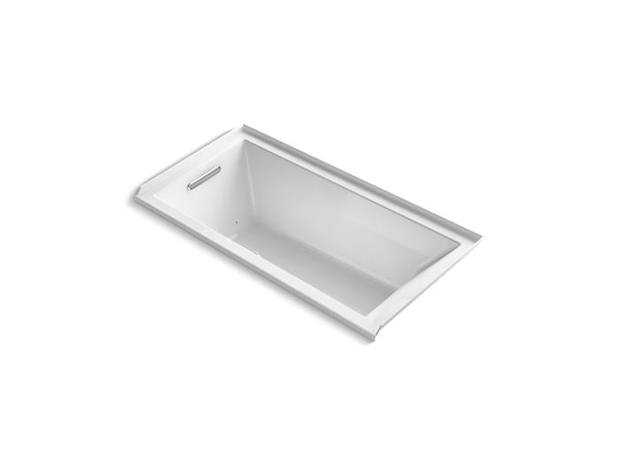 Kohler - Underscore 60 X 30 Inch Alcove Heated Bubblemassage Air Bath With Bask Heated Surface