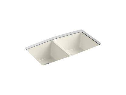 Kohler - Brookfield 33 Inch Undermount Double-Bowl Kitchen Sink - 5 Hole