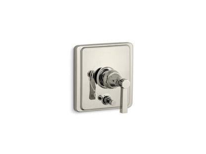 Kohler - Pinstripe Pure Rite-Temp Valve Trim With Push-Button Diverter And Lever Handle