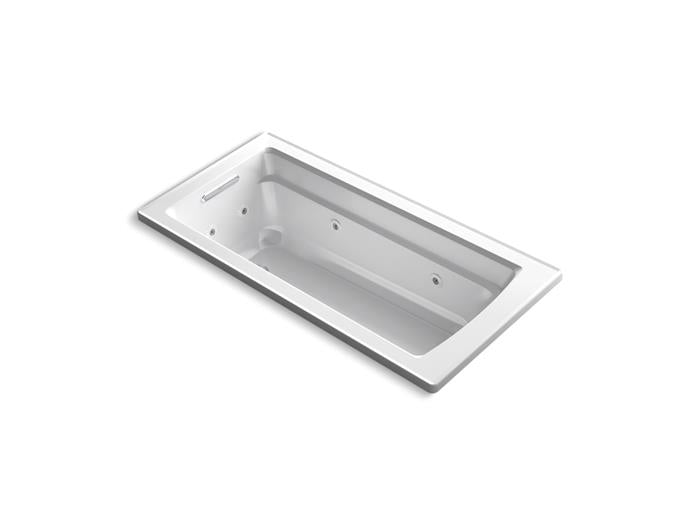 Kohler - Archer 66 X 32 Inch Drop-In Whirlpool Bath With Bask Heated Surface
