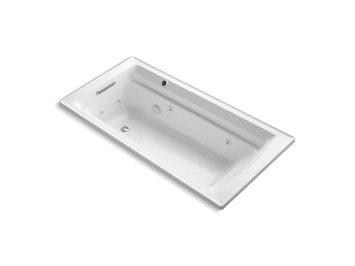 Kohler - Archer 72 X 36 Inch Drop-In Whirlpool Bath With Bask Heated Surface