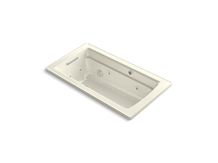 Kohler - Archer 60 X 32 Inch Drop-In Heated Bubblemassage Air Bath With Whirlpool