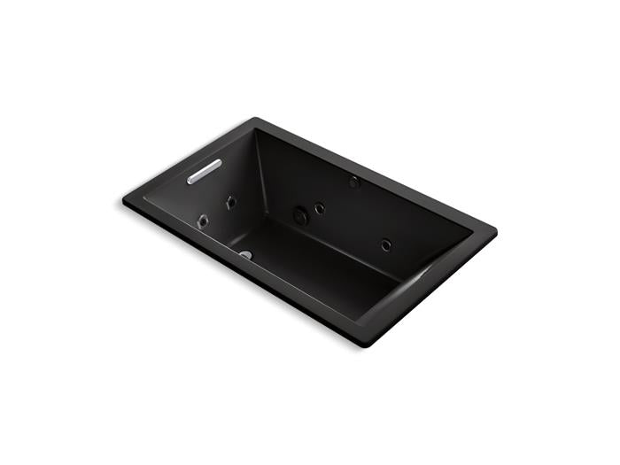 Kohler - Underscore 60 X 36 Inch Drop-In Heated Bubblemassage Air Bath With Whirlpool