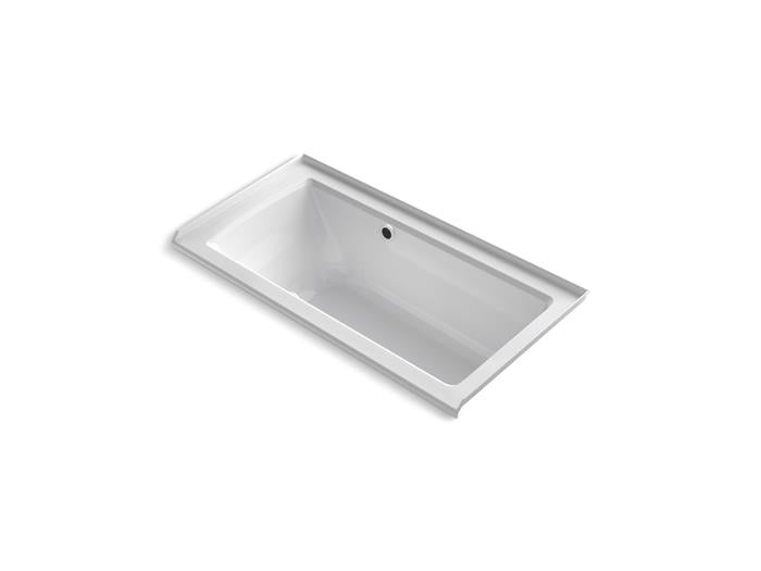 Kohler - Archer 60 X 30 Inch Alcove Heated Bubblemassage Air Bath With Bask Heated Surface