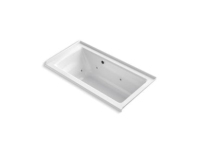 Kohler - Archer 60 X 30 Inch Alcove Whirlpool Bath With Bask Heated Surface, Right Drain