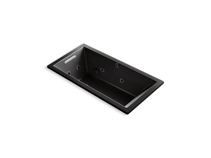 Kohler - Underscore 60X30 Inch Drop-In Heated Bubblemassage Air Bath With Whirlpool