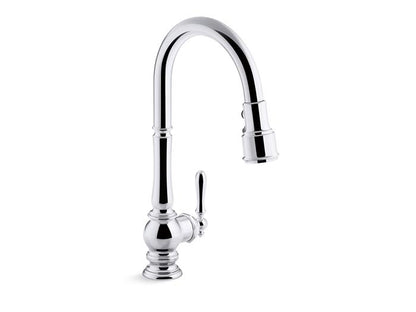 Kohler - Artifacts Pull-Down Kitchen Sink Faucet With Three-Function Sprayhead