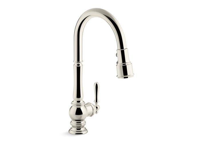 Kohler - Artifacts Pull-Down Kitchen Sink Faucet With Three-Function Sprayhead