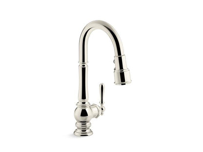 Kohler - Artifacts Pull-Down Kitchen Sink Faucet With Three-Function Sprayhead