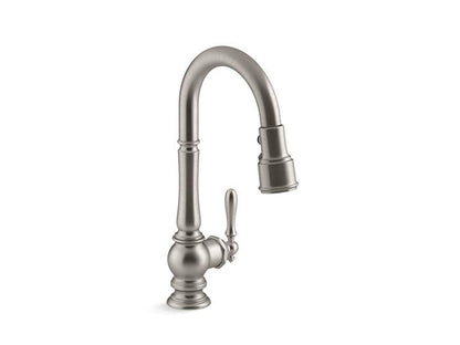 Kohler - Artifacts Pull-Down Kitchen Sink Faucet With Three-Function Sprayhead