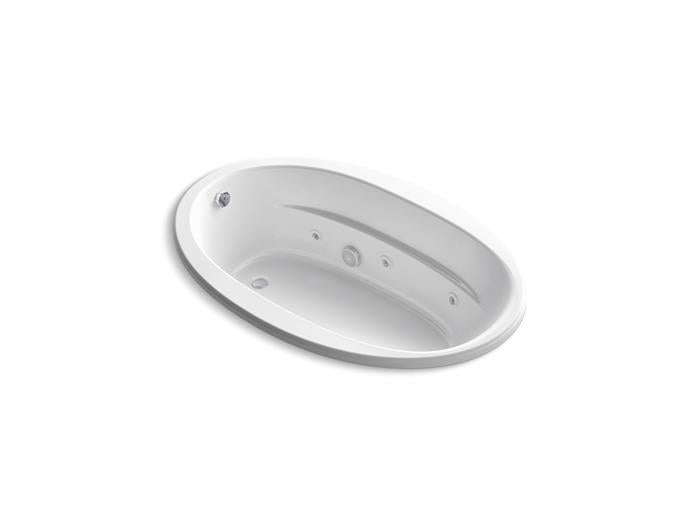 Kohler - Sunward 66 X 42 Inch Oval Flexjet Drop-In Heated Whirlpool Bath